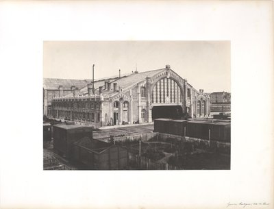 Boulogne Station, Paris Side by Edouard Denis Baldus